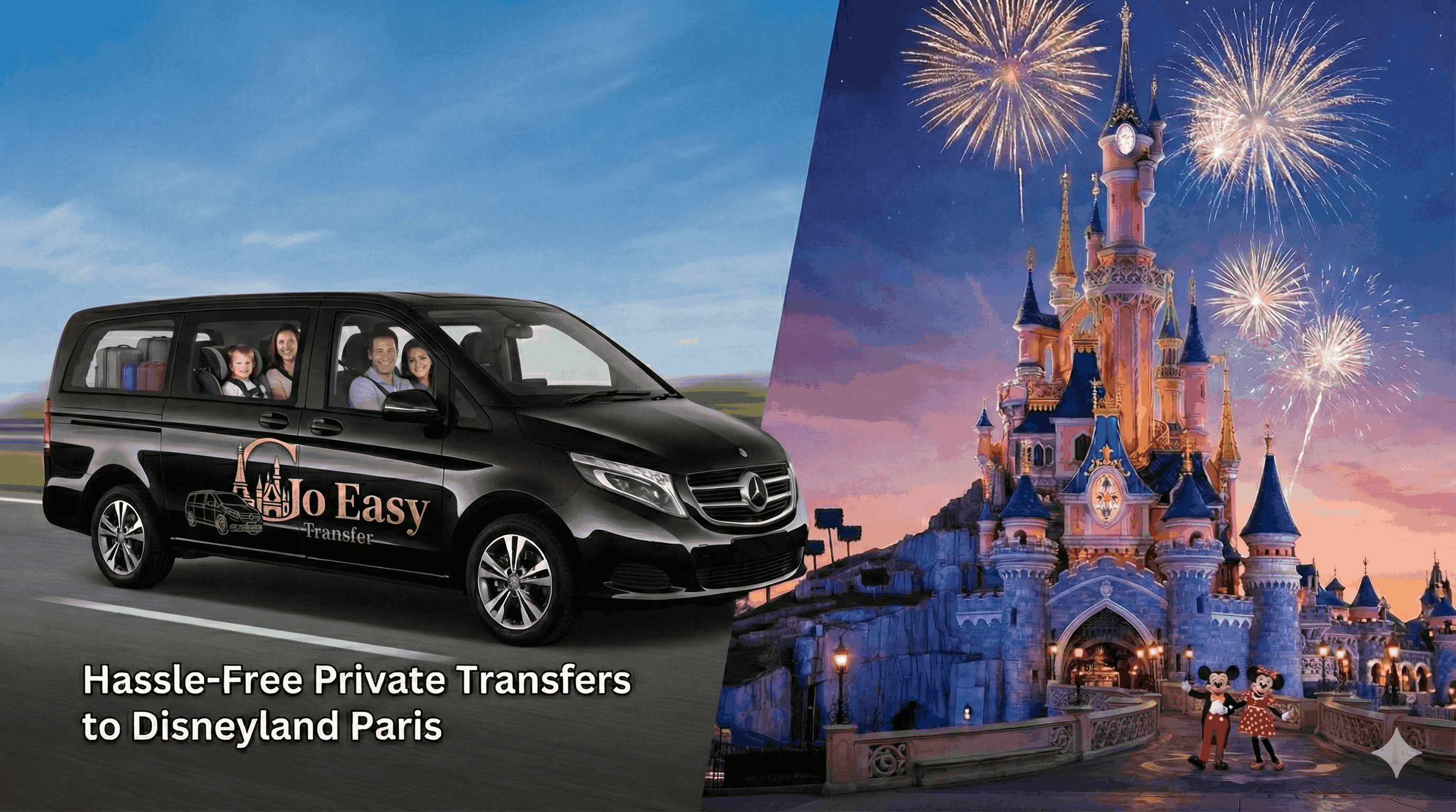 Disneyland Paris Transfer | Private Taxi from Paris, CDG & Orly